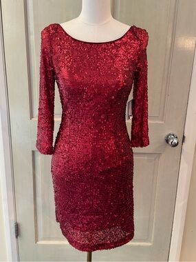 andrew marc sequin dress $188 NWT MARC NEW YORK BY ANDREW MARC Sz6 SEQUINED SLEEVELESS SHEATH DRESS MULTI
